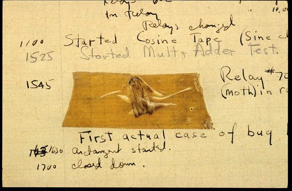 the first ever computer bug